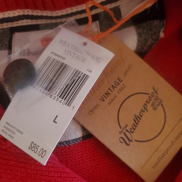 Waffle Weave Button High Collar Sweater NWT - Picture 8 of 14